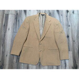 Polo Ralph Lauren Men’s 44 Sports Coat Camel Hair Two Button Standard Notch USA
